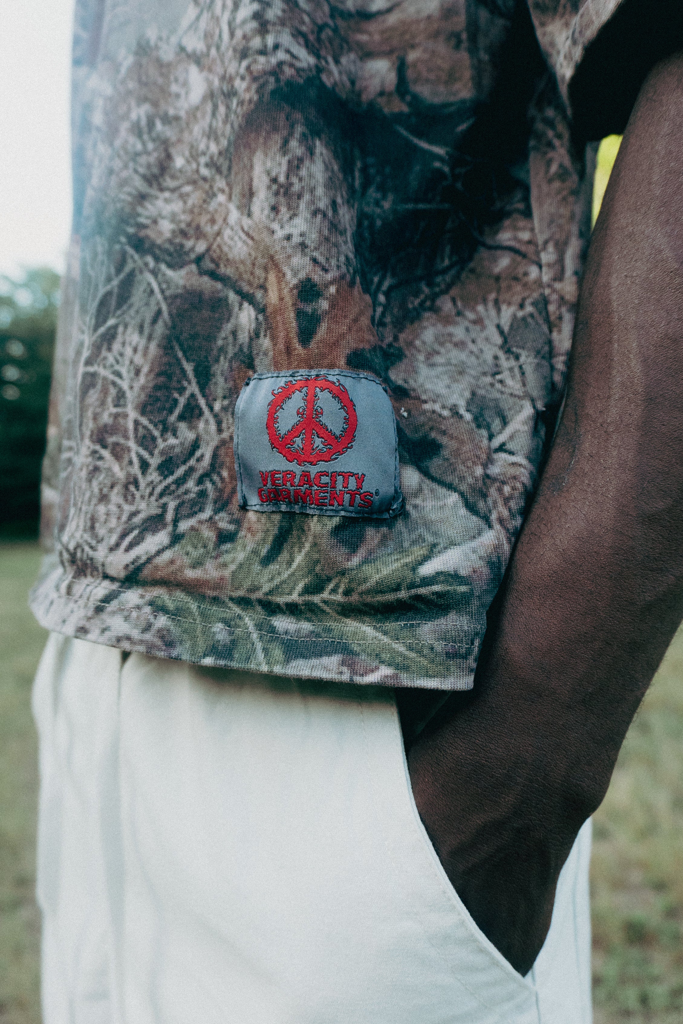 Camo Boxy Tee lifestyle