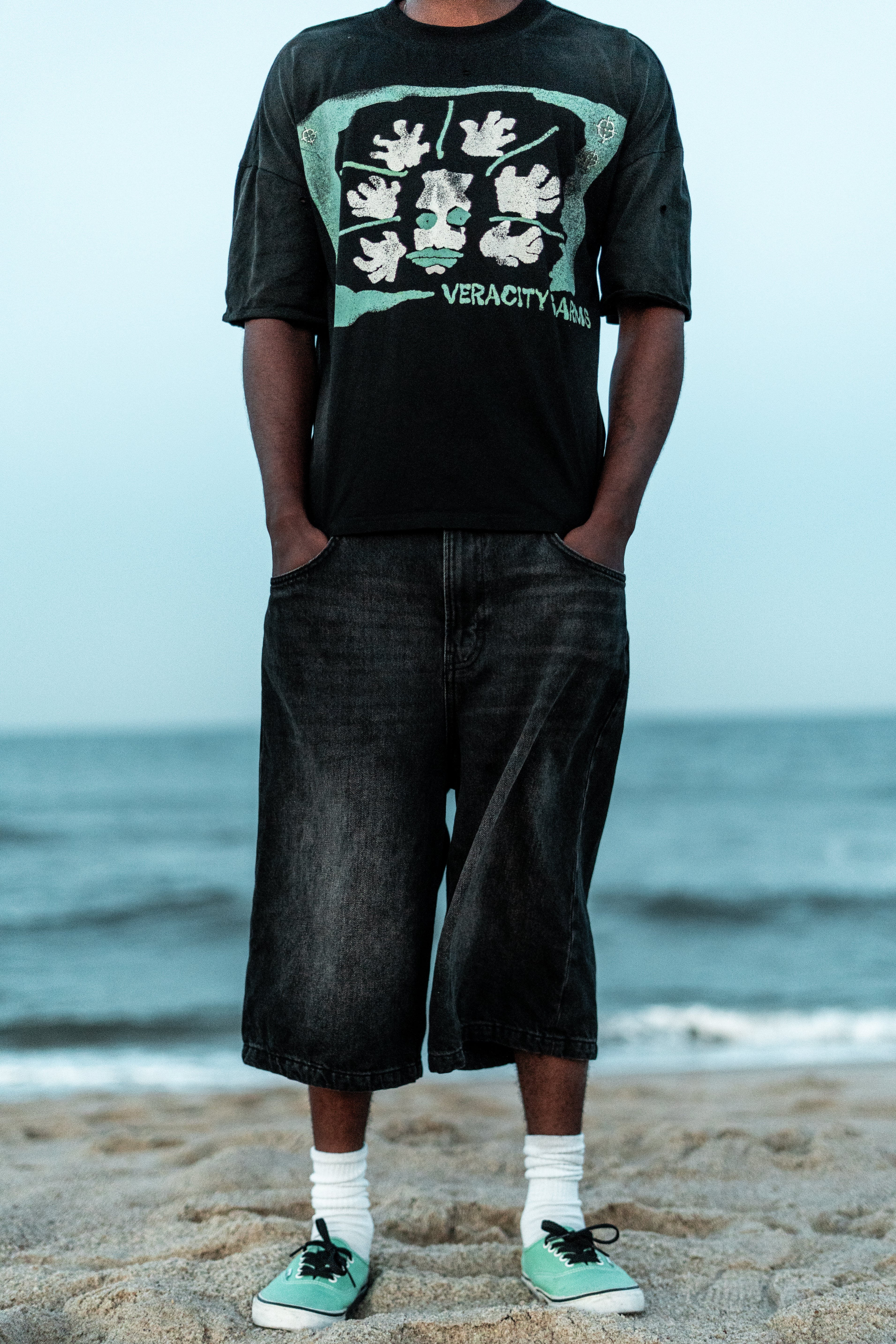 Tinylights Homage Tee on model