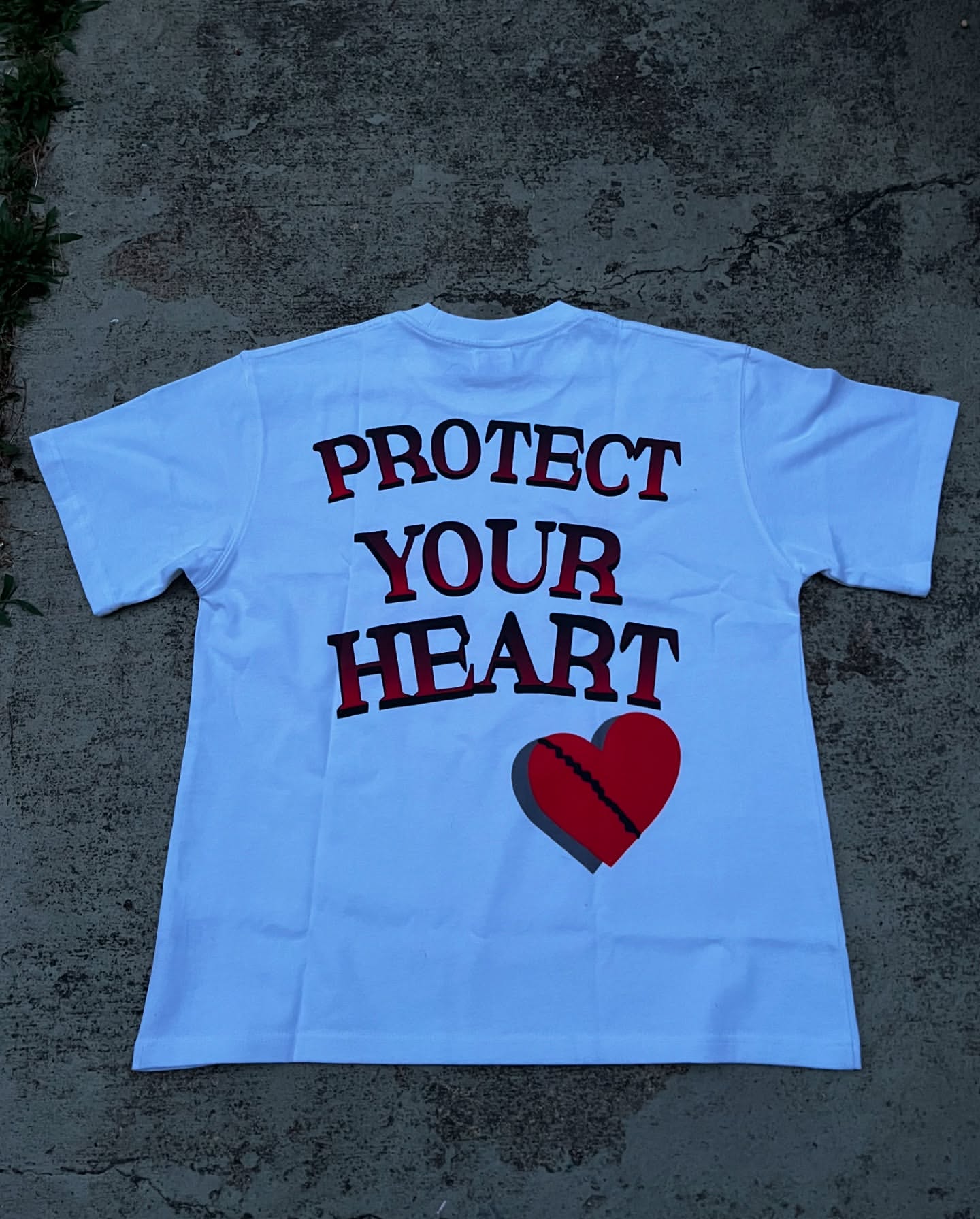 Protect Your Heart tee back print