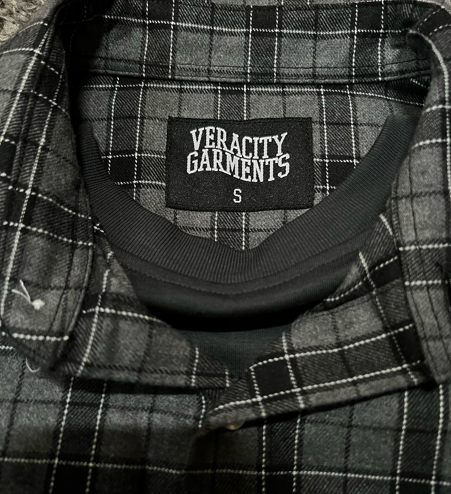Hybrid Flannel with red hype tee underneath