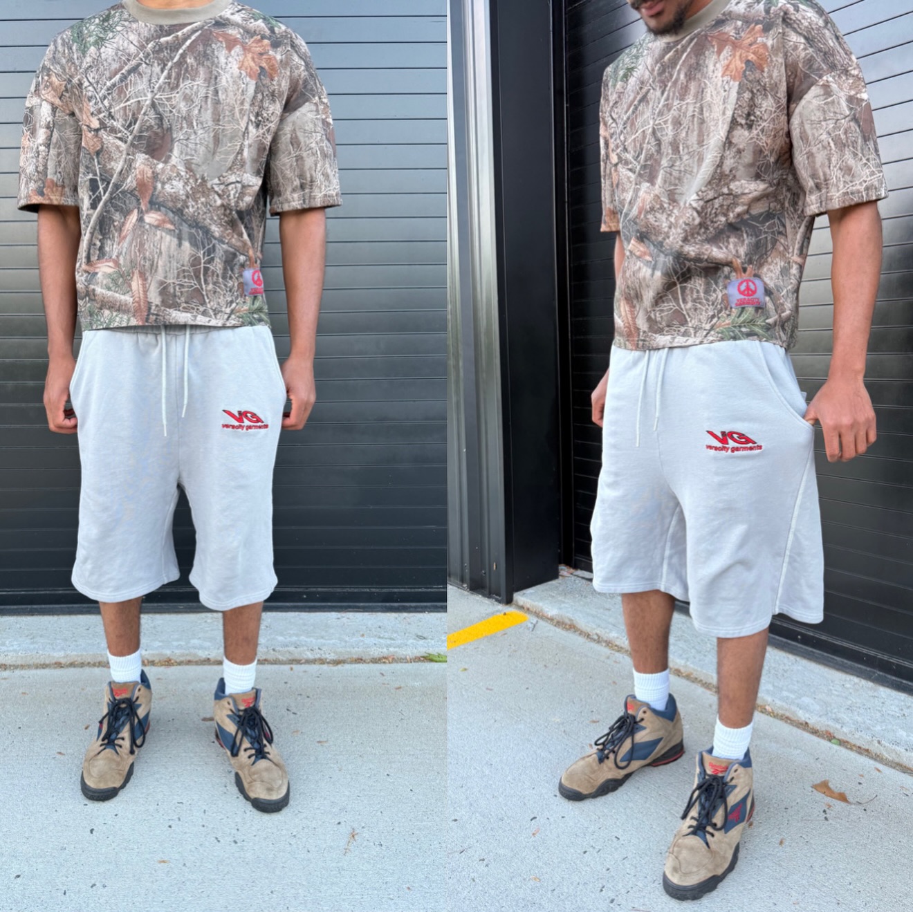 Daily essentials — boots, camo, watch, headphones